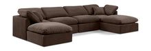 Load image into Gallery viewer, Indulge - Velvet 6 Piece Modular Double Chaise Sectional
