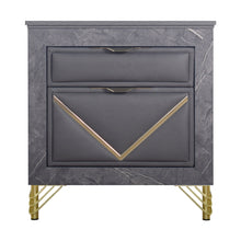 Load image into Gallery viewer, Symmetry - 2 Drawer Nightstand - Charcoal

