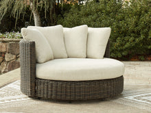 Load image into Gallery viewer, Kimora - Swivel Lounge Chair With Cushion - Beige / Dark Brown
