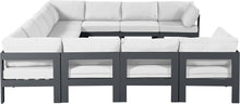 Load image into Gallery viewer, Nizuc - Outdoor Patio 11 Piece Modular Sectional With Gray Frame
