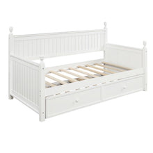 Load image into Gallery viewer, Twin Size Daybed &amp; Twin Size Trundle - White
