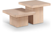 Load image into Gallery viewer, Spencer - Oak Veneer 2 Piece Coffee Table
