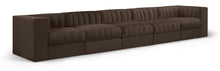 Load image into Gallery viewer, Rummi - Velvet Performance Fabric Upholstered 5 Piece Modular Sofa
