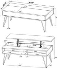 Load image into Gallery viewer, Fanning Lift-Top Coffee Table - Ego Home Furniture
