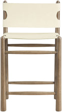 Load image into Gallery viewer, Santos - Upholstered Counter Stool With Stained Brown Base
