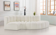 Load image into Gallery viewer, Arc - Faux Leather 4 Piece L-Shaped Modular Sofa
