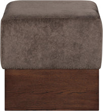 Load image into Gallery viewer, Havre - Ottoman / Stool With Brown Base
