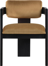 Load image into Gallery viewer, Sacha - Velvet Dining Chair With Black Base (Set of 2)
