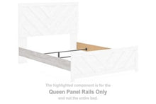 Load image into Gallery viewer, Cayboni - Queen Panel Rails - Whitewash
