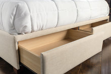 Load image into Gallery viewer, Elise - Upholstered King Storage Bed In A Box - Cream
