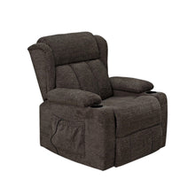 Load image into Gallery viewer, Lusio - Power Motion Recliner With Lift &amp; Cup Holder - Brown
