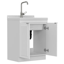 Load image into Gallery viewer, Murphy - Laundry Cabinet &amp; Faucet And Stainless Steel Sink
