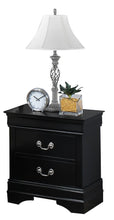 Load image into Gallery viewer, Crown Mark Furniture Louis Philip Nightstand in Black image
