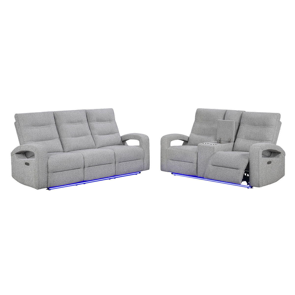 Isolde - Power Reclining Set With LED Lighting