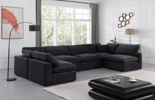 Load image into Gallery viewer, Comfy - 6 Piece Velvet Modular Armless Sectional
