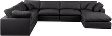 Load image into Gallery viewer, Comfy - 7 Piece Faux Leather Modular Sectional With Chaise

