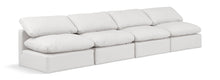 Load image into Gallery viewer, Indulge - Faux Leather 4 Seat Modular Armless Sofa
