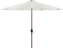 Load image into Gallery viewer, Fiji - Aluminum Patio Umbrella With Round Black And Teak Base
