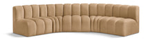 Load image into Gallery viewer, Arc - Velvet 5 Piece U-Shaped Modular Sofa
