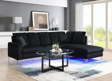 Load image into Gallery viewer, U380 - 2 Piece LED Sectional - Black
