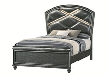 Load image into Gallery viewer, Crown Mark Furniture Adira Queen Upholstered Panel Bed in Silver B7880-Q image

