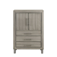 Load image into Gallery viewer, Lennox - Door Chest With Shoe Storage &amp; LED Light - Gray
