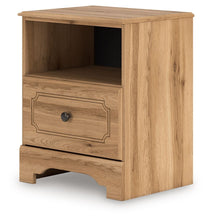 Load image into Gallery viewer, Aleaport - One Drawer Night Stand - Warm Brown
