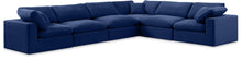 Load image into Gallery viewer, Comfy - 6 Piece Velvet Modular Corner Sectional

