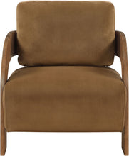 Load image into Gallery viewer, Cedra - Velvet Performance Fabric Upholstered Accent Chair - Brown Frame
