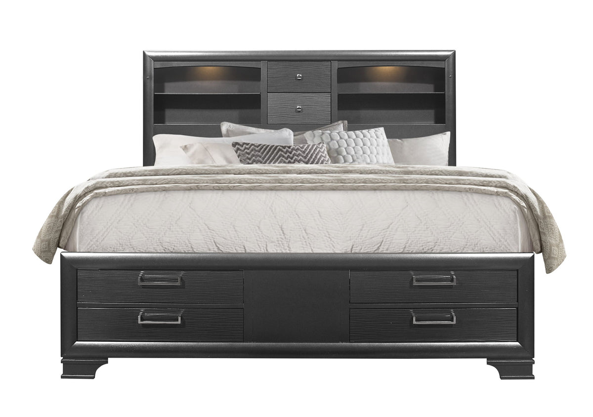 Jordyn - Full Bed Footboard And Side Rails - Gray