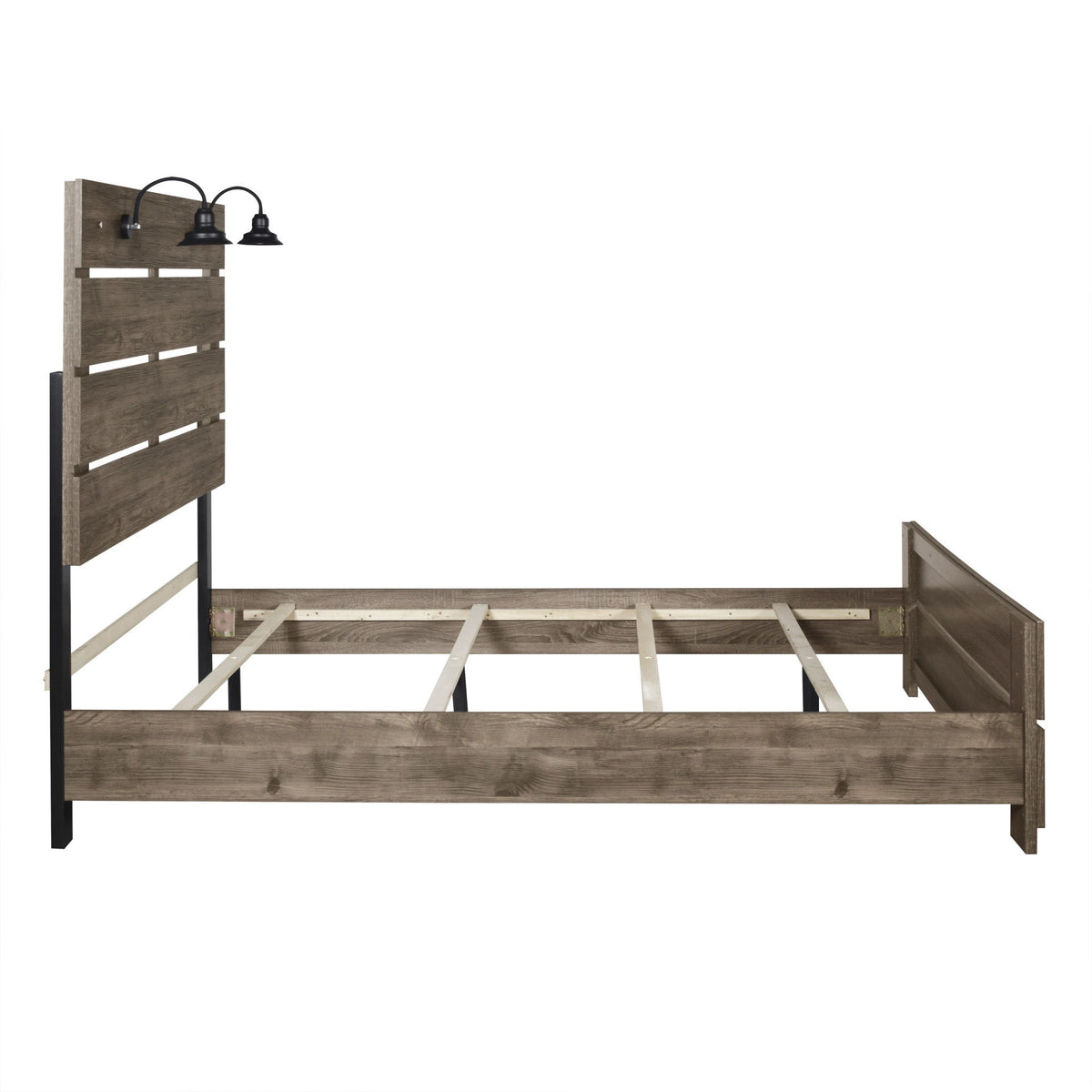 Misty Lodge - 6/6-5/0 King/Queen Side Rails - Greige