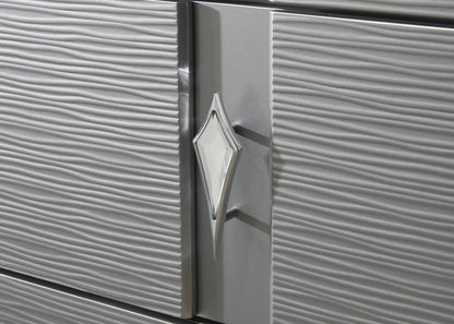 B024 - Chest - Olive Shimmer Silver