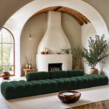 Load image into Gallery viewer, Ames - 5 Piece Boucle Upholstered Modular Sofa With 2 Armless Seats
