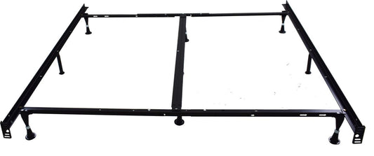 BF-K - Twin / Full / Queen / King / California King Bed Frame With Glides - Black