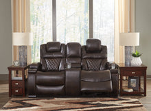 Load image into Gallery viewer, Warnerton Power Reclining Loveseat with Console
