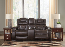 Load image into Gallery viewer, Warnerton Power Reclining Loveseat with Console
