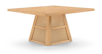 Fenwick - Cane Oak Veneer And Solid Wood Dining Table