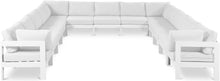Load image into Gallery viewer, Nizuc - Outdoor Patio 13 Piece Modular Sectional With White Frame
