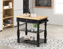 Load image into Gallery viewer, Avondale - Kitchen Island - Light Brown / Black
