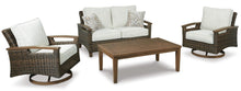 Load image into Gallery viewer, Paradise Trail - Loveseat w/Cushion - Medium Brown
