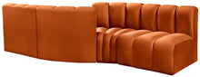 Load image into Gallery viewer, Arc - Velvet 4 Piece Sofa
