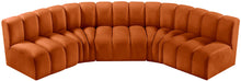 Load image into Gallery viewer, Arc - Velvet 5 Piece U-Shaped Modular Sofa
