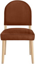 Load image into Gallery viewer, Varinelle - Velvet Dining Chair (Set of 2) - Natural Frame
