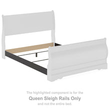 Load image into Gallery viewer, Huey Vineyard - Queen Sleigh Rails - Black
