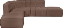 Load image into Gallery viewer, Arc - Faux Leather 6 Piece Corner Modular Sofa
