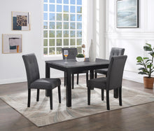 Load image into Gallery viewer, D200 - 5 Piece Dining Room Set (Dining Table, 4 Chairs) - Gray
