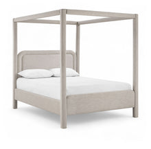 Load image into Gallery viewer, Salina - Linen Textured Fabric Upholstered Bed
