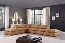 Load image into Gallery viewer, Comfy - 6 Piece Faux Leather Modular Sectional
