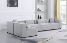 Load image into Gallery viewer, Cube - Linen 5 Piece Modular Sectional
