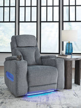 Load image into Gallery viewer, Studio Cave - Power Recliner - Steel
